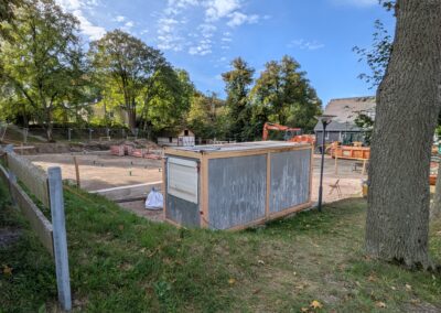 010 Baustelleneinrichtung für das Gingko-Haus - Martin Pietraß